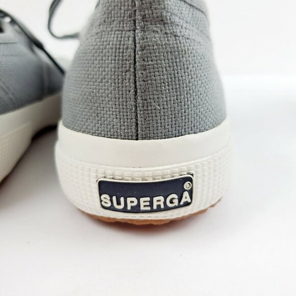 Superga Unisex Gray Cotu Classic S000010-M38 Sneakers Women's 7 Men's 5.5 LOOK! - Picture 5 of 11